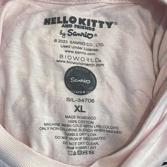 Hello Kitty Friends Boyfriend Fit T-Tee Womens XL Kidcore Kawaii Cutecore Sanrio - Picture 4 of 7